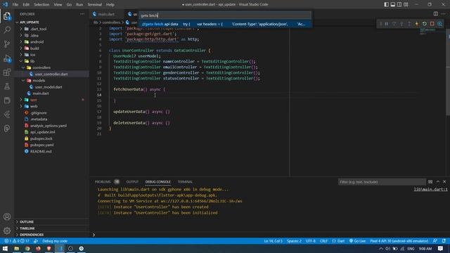 Updating and Deleting Data from API using GetX in Flutter смотреть онлайн