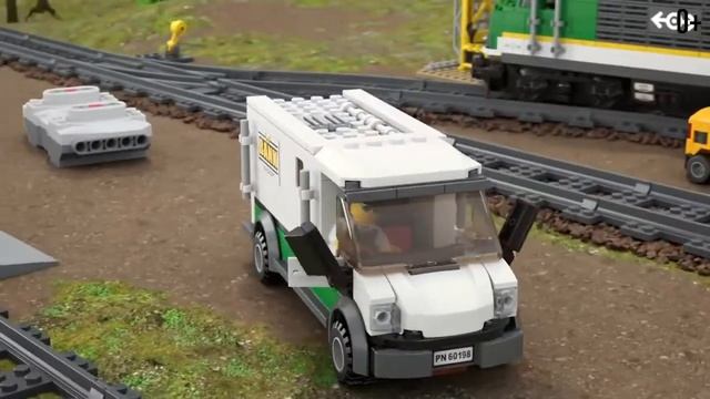 Крутой набор Лего Сити - Товарный поезд смотреть онлайн