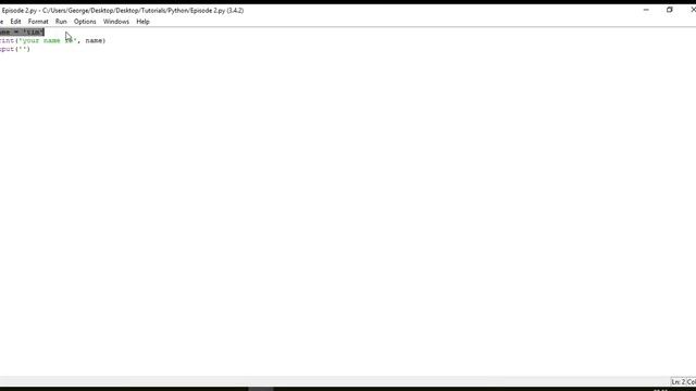 Python Tutorial Episode 2- Variables and Intergrating Input Function смотреть онлайн