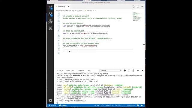 Angular Sockets over SSL on your server - Part 3 смотреть онлайн