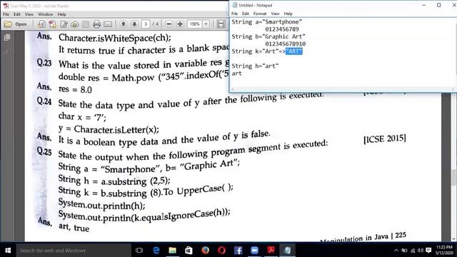 String Related output - ICSE (PART 3) смотреть онлайн