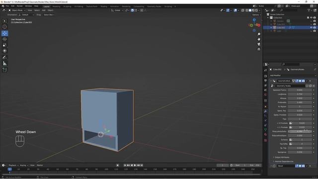 Introduzione: Mobile parametrico in Blender 3.3 (Geometry Nodes) смотреть онлайн