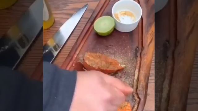 Как из филе семги, сделать стейки