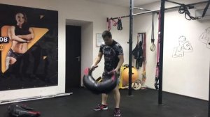 Упражнения с болгарским мешком на все группы мышц. 08.06.19.