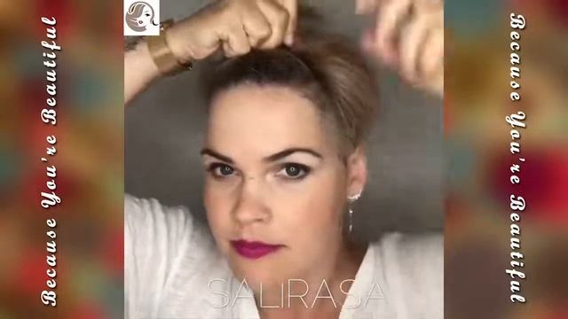 12 Прически самой себе для коротких волос смотреть онлайн