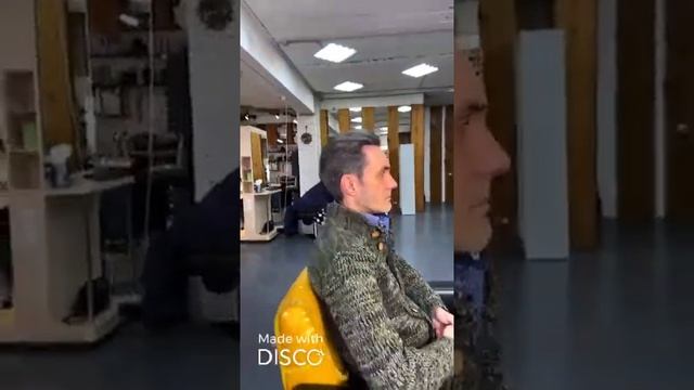 Мужское тонирование седых волос в студии красоты Натальи Рублевой смотреть онлайн