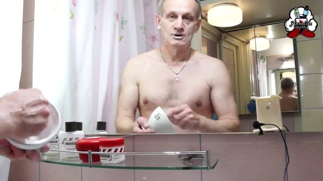 Как взбить пену для БРИТЬЯ. Мыло для бритья. Как правильно бриться. смотреть онлайн