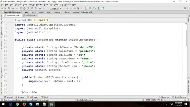 DataTable with SQLite in Android смотреть онлайн