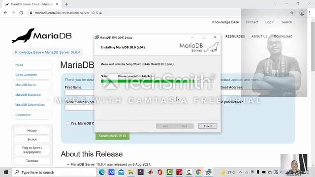 37 Instalasi, aktivasi, menjalankan dan membuat user di dalam MariaDB смотреть онлайн