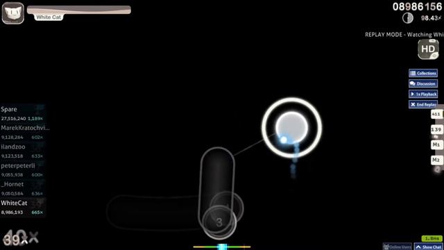Osu! WhiteCat | 96,02% 7,15⭐ Tokyo Teddy Bear [Lost] +HD смотреть онлайн