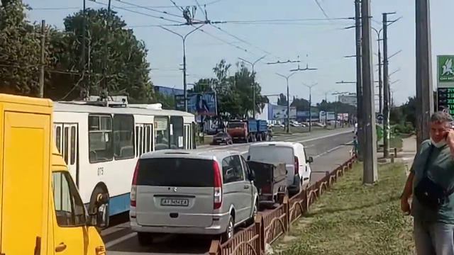 Белоцерковский троллейбус зиу 1го маршрута на Роток смотреть онлайн