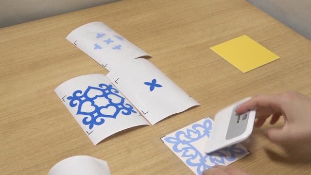 Проекты на плоттере ScanNCut. Наклейки с марокканским узором для плитки смотреть онлайн