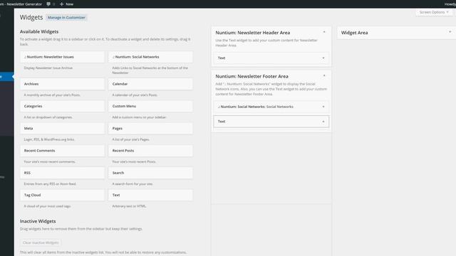 Nuntium Newsletter Generator Plugin for Wordpress смотреть онлайн