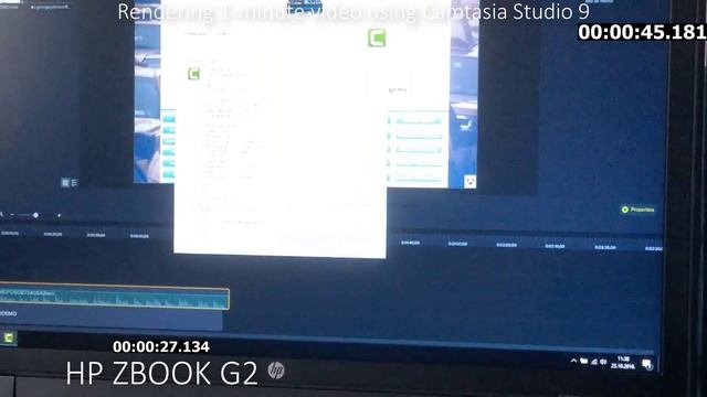 HP ZBOOK STUDIO 17 G2 vs. DELL INSPIRION 17R 3737 rendering speed comparison - Camtasia Studio 9 смотреть онлайн