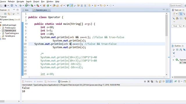 Java 007 | Java Operator Part 2 | Hindi | By Priya Ranjan смотреть онлайн