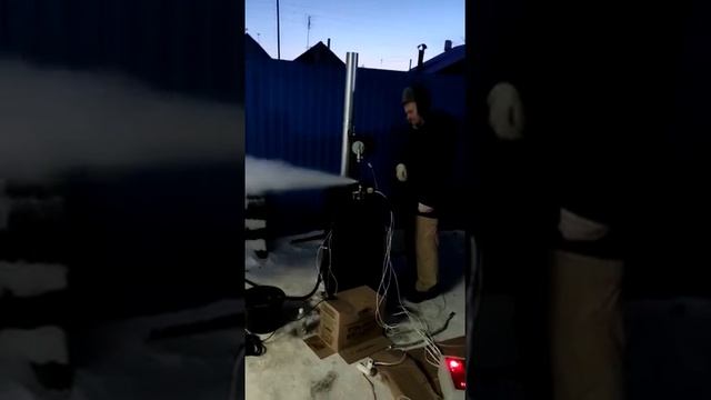 Парогенератор Огонь Труба в работе ( видео от нашего довольного покупателя) смотреть онлайн