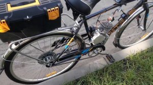 Мотовелосипед, первые впечатления, встреча с ГИБДД - часть 4.