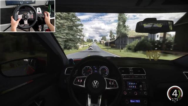 VW Polo 6R 1.6TDI Stage 3 - Assetto Corsa | Logitech G27 Steering Wheel Gameplay смотреть онлайн
