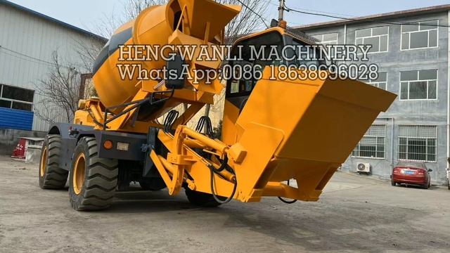 Self-loading concrete mixer 2.5m3 Самоходный бетоносмеситель с самозагрузкой 2.5м3 смотреть онлайн