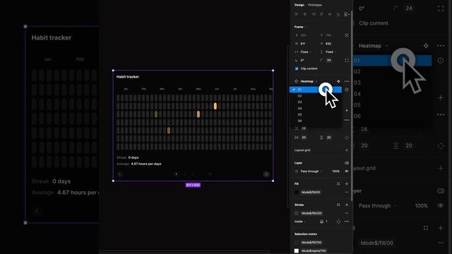 Responsive Heatmap Charts in Figma #uidesign #responsivedesign смотреть онлайн