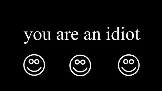 You are an idiot!! смотреть онлайн
