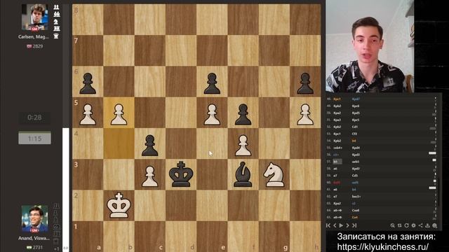 Самый Сумасшедший Эндшпиль, Который Ты Видел! В.Ананд - М.Карлсен || Шахматы смотреть онлайн
