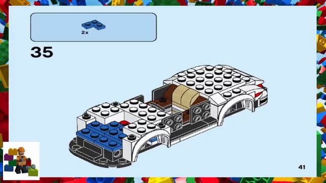 LEGO instructions - Speed Champions - 75895 - 1974 Porsche 911 Turbo 3.0 смотреть онлайн
