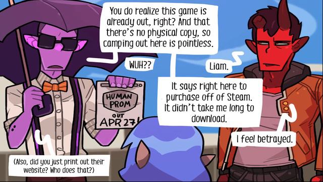 A Vampire and Devil hang out before Monster Prom.... An Arthur Tien Comic Dubbed смотреть онлайн