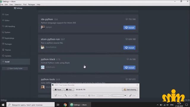 Установка Python и Atom смотреть онлайн