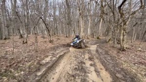 Квадроциклы в горах. Ямаха гризли и Цф мото. Кто круче