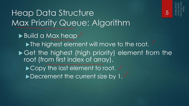 31.5 Heap Data Structure - Applications смотреть онлайн