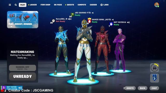32?Fortnite Live Telugu | Chapter 4 OG MAP ? | JSC GAMING YT смотреть онлайн