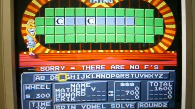 NES Wheel of Fortune Family Edition Run Game 10 смотреть онлайн