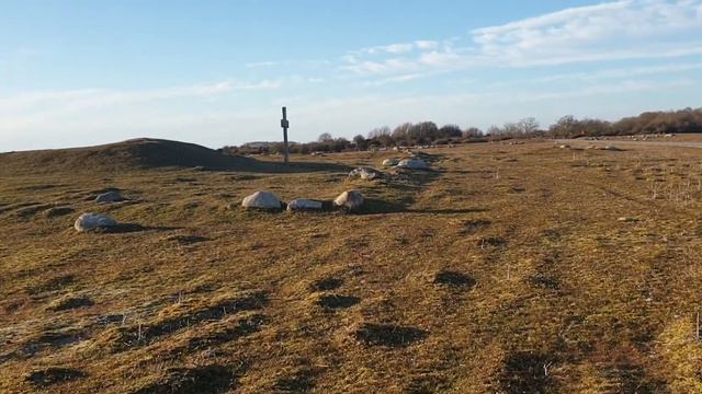 Остров Öland (Эланд): руины часовни Св Юханнеса, 11 век. смотреть онлайн