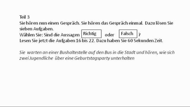 Goethe Zertifikat B1. Model Test 5. Hören mit Lösungen смотреть онлайн