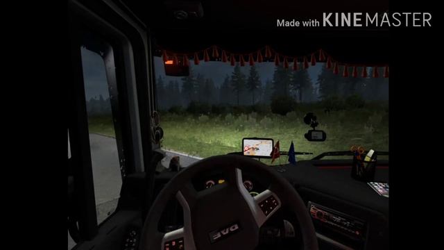 Путешествие по карте "Beyond the Baltic Sea". Псков(RUS) - Мажейкяй(LT) на "DAF 105" смотреть онлайн