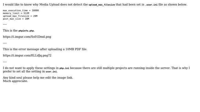 Wordpress: upload_max_filesize in .user.ini Not Reflected in Media Upload смотреть онлайн