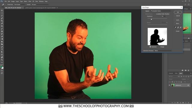 Green Screen Removal in Photoshop смотреть онлайн