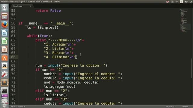 Listas Simples 2 en Python 3 смотреть онлайн