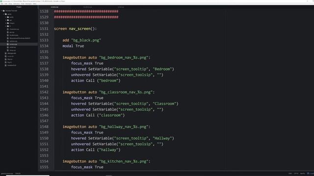 Ren'Py Tutorial | Navigation Screen смотреть онлайн