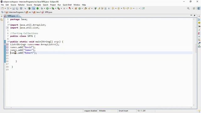 Java Tutorial Sorting Collections Explained смотреть онлайн