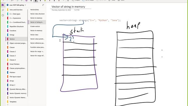 092222 COSC 1337 C++ Vector: memory, create, loop, and value and ref params смотреть онлайн