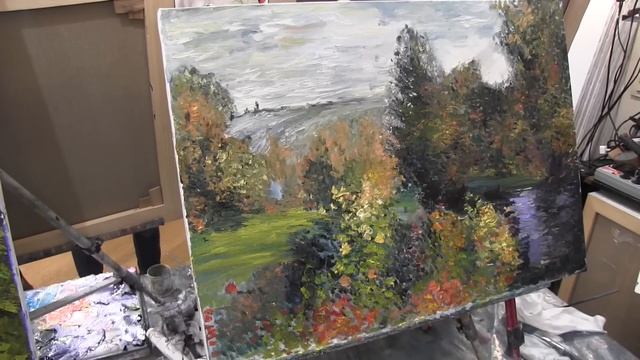 Художник Игорь Сахаров, уроки рисования, живопись для начинающих, импрессионизм смотреть онлайн