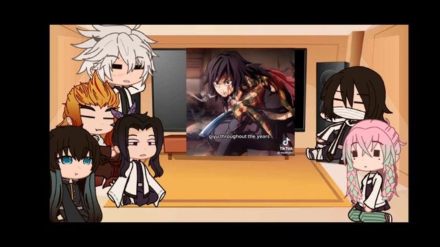 Hashira React to Giyuu Tomioka // Gacha Club //Demon slayer react to.. смотреть онлайн