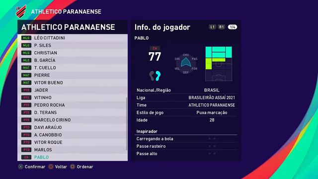 PES 2021- OPTION FILE 100% ATUALIZADO/ BRASILEIRÃO 2022 смотреть онлайн