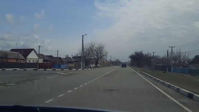 Город Гулькевичи в Краснодарском Крае. Поездка на машине