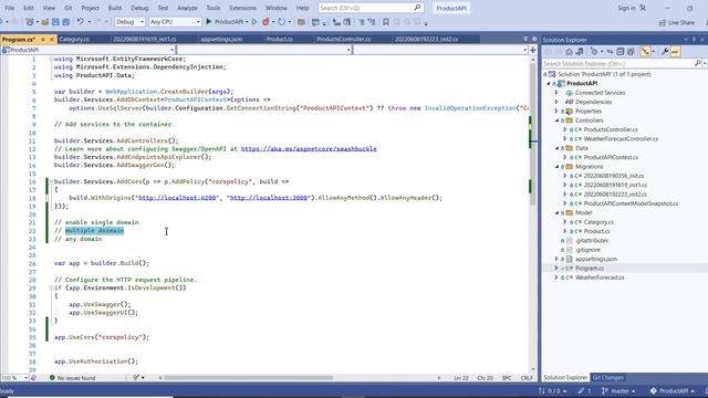 How to enable CORS in .NET CORE Web API 6.0 | What is middleware in .NET CORE 6.0 смотреть онлайн