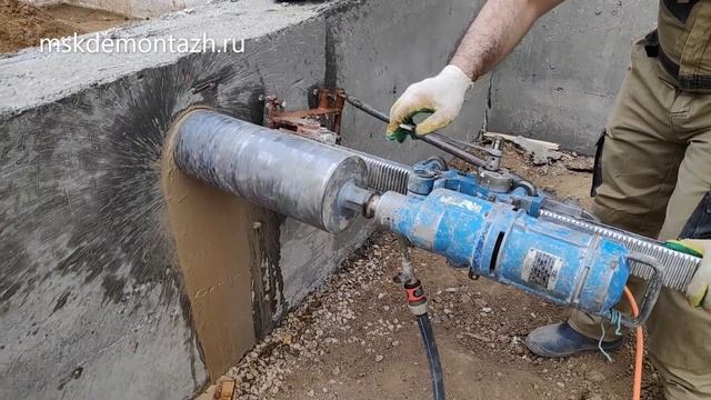 Сверление в фундаменте смотреть онлайн