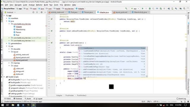 Android Recyclerview multiple layouts смотреть онлайн