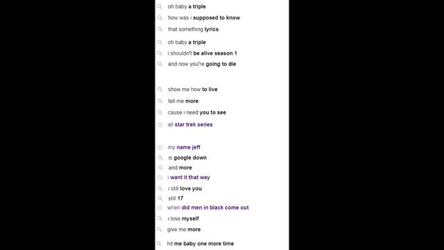 Baby One More Time but Using Google Autocomplete Results for Lyrics смотреть онлайн